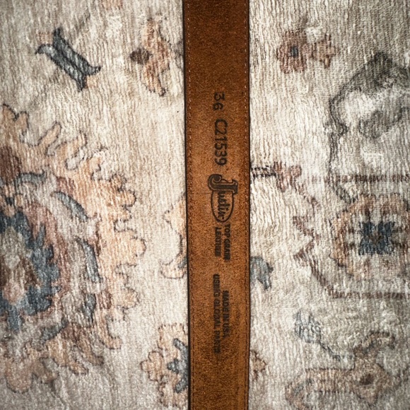 Women’s Justin Western Belt - Picture 3 of 3